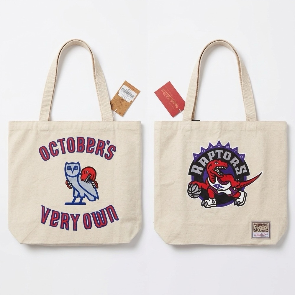 October's Very Own x Raptors Canvas Tote Bag